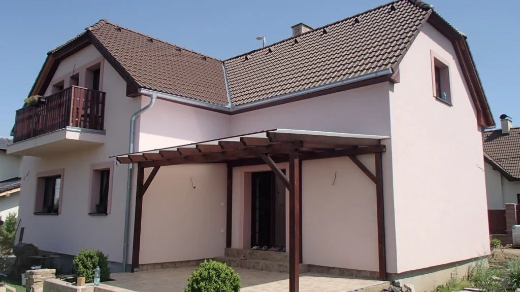 Polykarbonátové zastřešení terasy